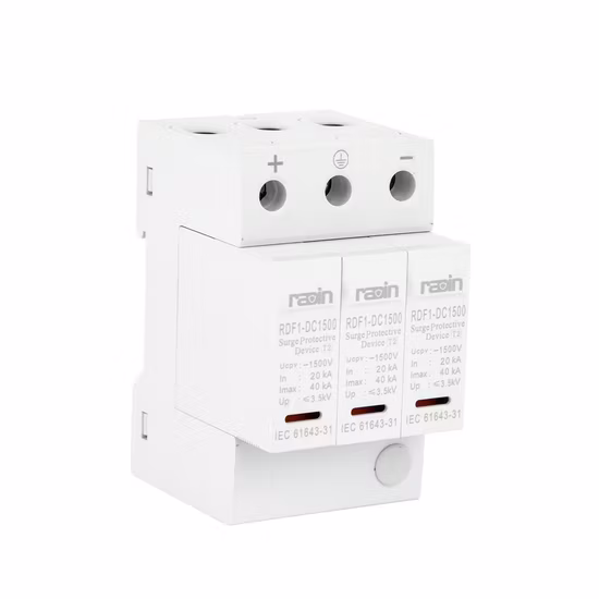 최대 PV 전압 1500V Solar SPD를 갖춘 태양광 PV 서지 보호 장치