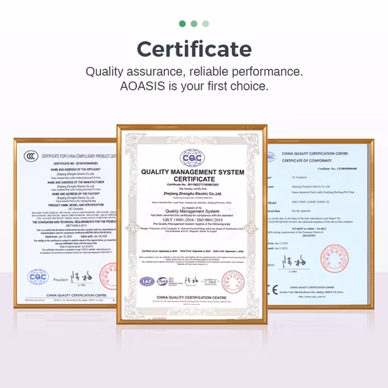 3극 AC 접촉기 Cjx2의 최적 가격